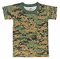 Rothco 6396 Kids Woodland Digital Camo T-Shirt