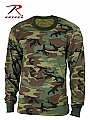 Rothco 6705 Kids Long Sleeve Woodland Camouflage T-Shirt