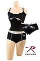 Rothco 3985 Womens Black 'Crossed Rifles' Booty Short