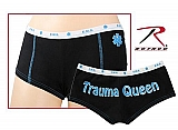 Rothco 3965 Womens Black Trauma Queen Booty Shorts