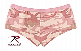 Rothco 5976 Womens Blank Baby Pink Camo Booty Short