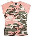 Rothco 8279 Womens Subdued Pink Camo 2-Tone Raglan T-Shirt-2XL