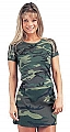 Rothco 8011 Womens Woodland Camouflage Ribbed Cotton Tee