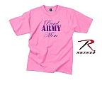 Rothco 5690 Womens Pink 'Proud Army Mom' T-Shirt