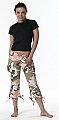 Rothco 1091 Womens Vintage Subdued Pink Camo Capri