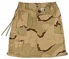 Rothco 1011 Womens Tri-Color Desert Camo Knee Length Skirt