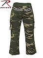 Rothco 1719 Womens Woodland Camo 'Booty Camp' Capri Sweatpants