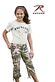 Rothco 2041 Girls Vintage Subdued Woodland Camo Capri Pants