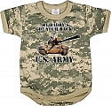 Rothco 67056 Infant Army Digital Camo 'Got Your Back' 1pc Bodysuit