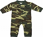 Rothco 67057 Infant Woodland Camo Long Sleeve & Leg 1pc Bodysuit