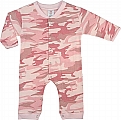 Rothco 67059 Infant Baby Pink Camo Long Sleeve & Leg 1pc Bodysuit