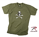 Rothco 61397 Kids Skull & Crossbones O.D. T-Shirt