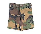 Rothco 6933 Kids Woodland Camo BDU Shorts