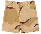 Rothco 6493 Kids Tri-Color Desert Camo Shorts