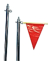 8-Foot Backstroke Stanchion - 1.90" O.D. x .145" Wall w/ Top   