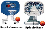 SPLASHBACK POOLSIDE BASKETBALL GAME