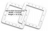 Above Ground Skimmer Gasket Set (2)